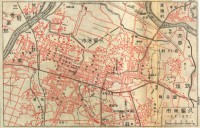 大正13年久留米市街図