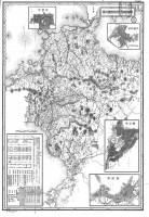 明治26年福岡縣管内里程便覽地圖