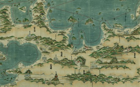 寛文８年　西国筋海陸絵図　より抜粋